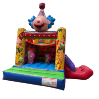 Hüpfburg Clown
