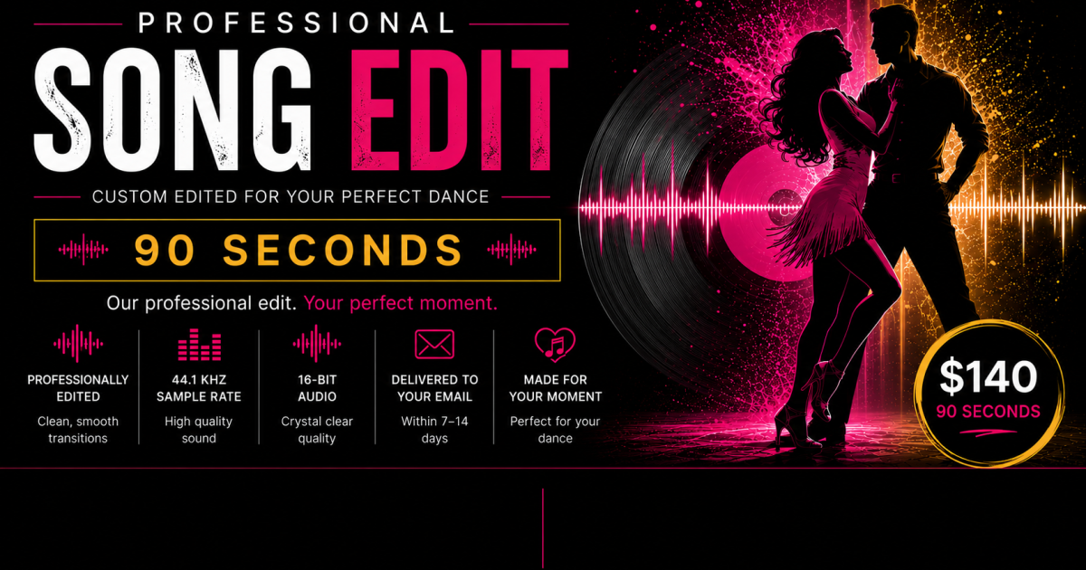 90 second music edit