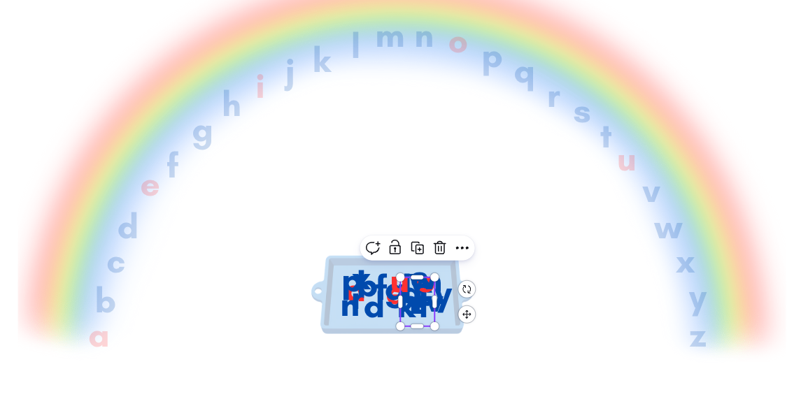 Interactive Digital Alphabet Arc