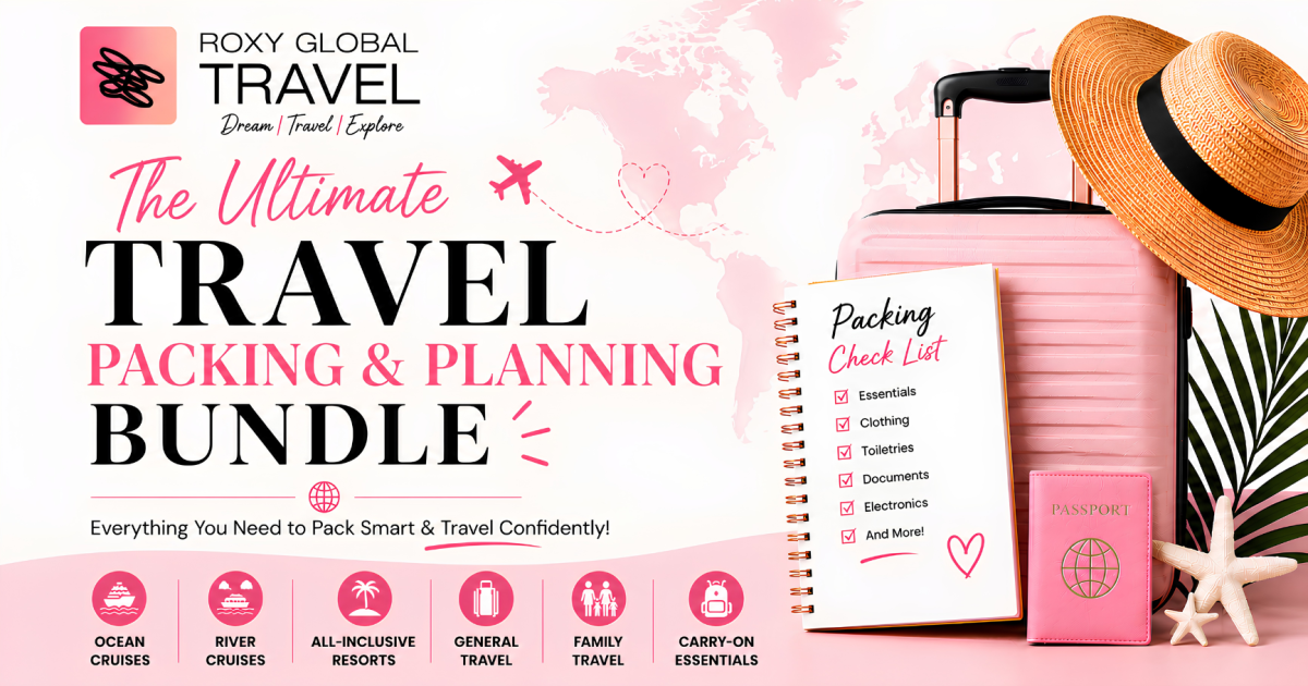 Roxy's Ultimate Travel Packing & Planning Bundle