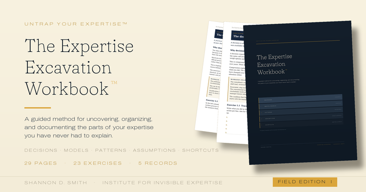 Expertise Excavation Workbook™