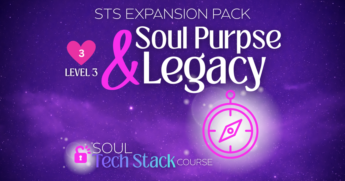 🩷 LEVEL 3: STS EXPANSION 🧭 The "Soul Purpose & Legacy" Pack