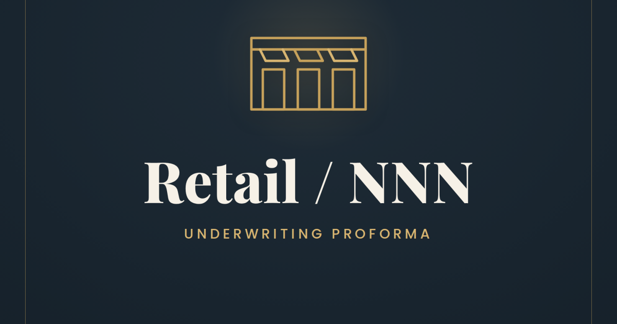 Retail / NNN Proforma