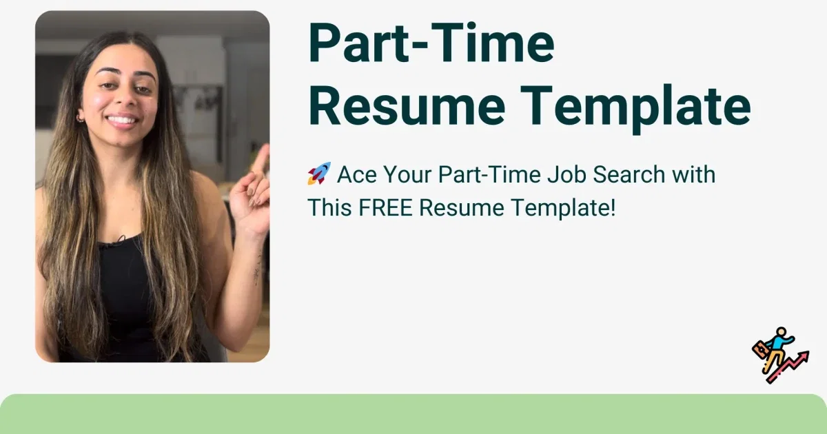 Part-Time Resume Template