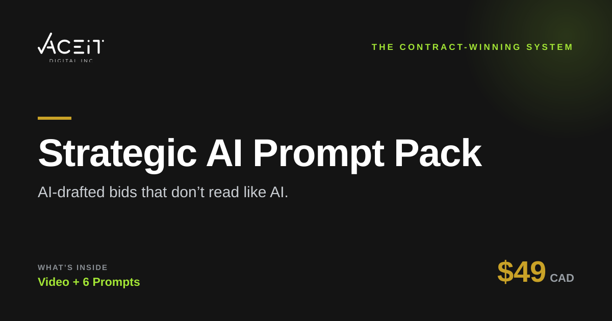 Strategic AI Prompt Pack
