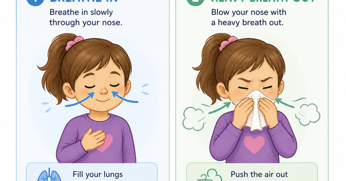 Blowing Nose Visual (Girl)