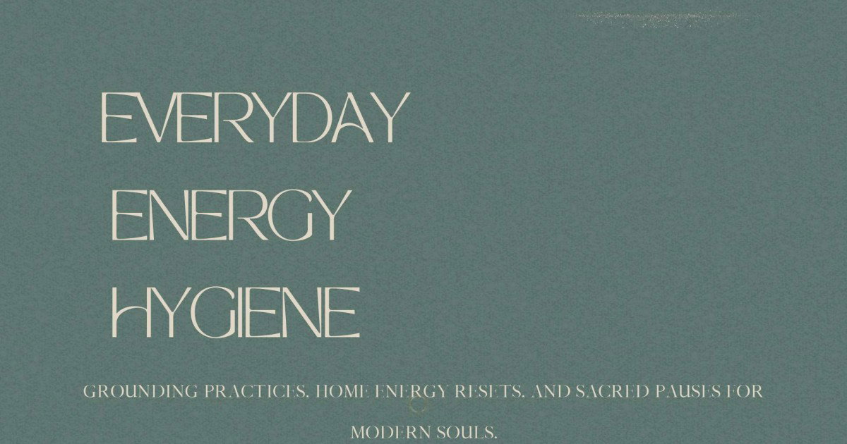 Everyday Energy Hygiene book.