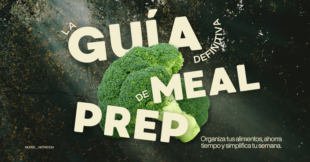 No tires tu comida, ni tu dinero: La guía definitiva de Meal Prep y organización